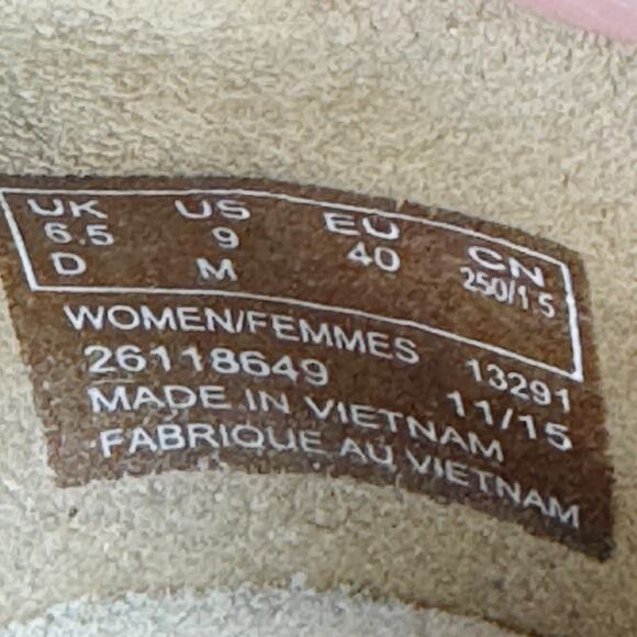 Clarks Azella Theoni Leather Slip-On Snakeskin Animal Print Flats Brown Tan 9 - Picture 8 of 8